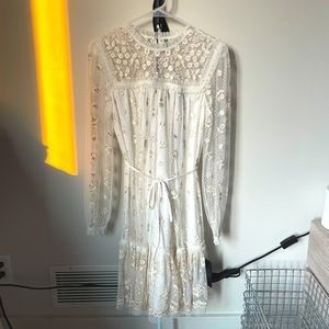 Needle & Thread Embroidered Smock Dress